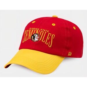Homefield Florida State Seminoles Hat Red Gold Chief Osceola Adjustable‎ Cap FSU